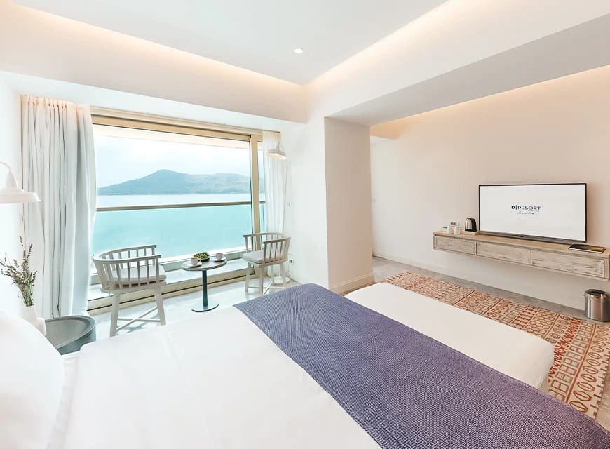 D Resort Ayvalık Superior Deniz Manzaralı Oda kartı genel görünüm
